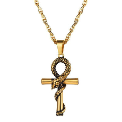 Mens Gold Snake Chain Necklace | Snakes Jewelry & Fashion