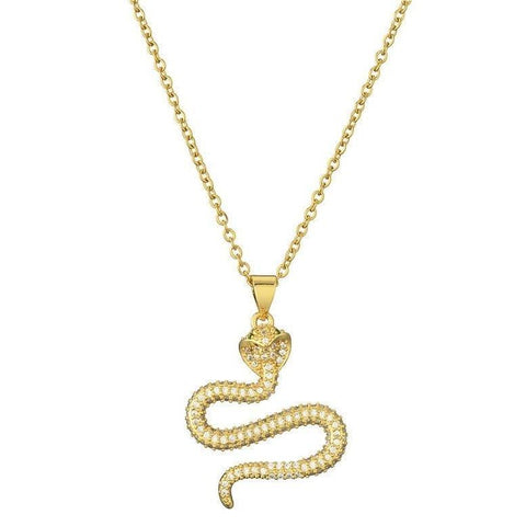 Real Gold Snake Chain Necklace | Snakes Jewelry & Fashion