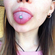 Snake Eyes Piercing Middle Of Tongue | Snakes Jewelry & Fashion