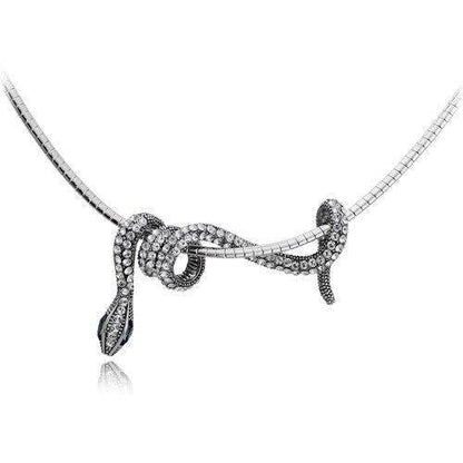 Designer Silver Necklace | Snakes Jewelry & Fashion