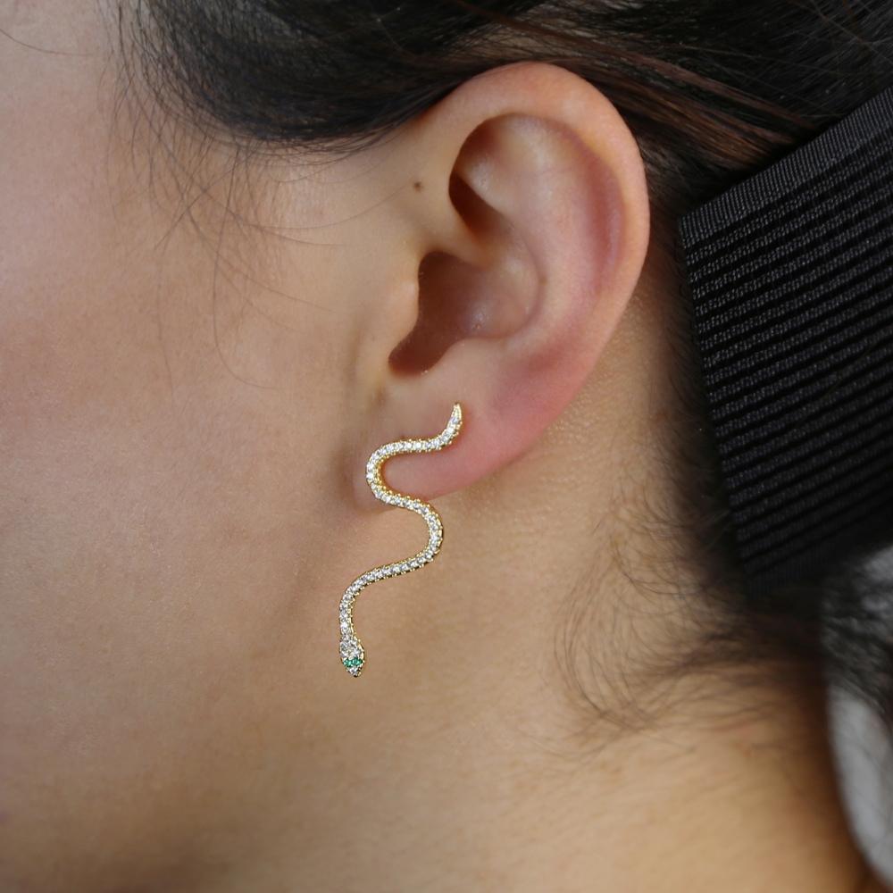 Snake Drop Earrings | Snakes Jewelry & Fashion