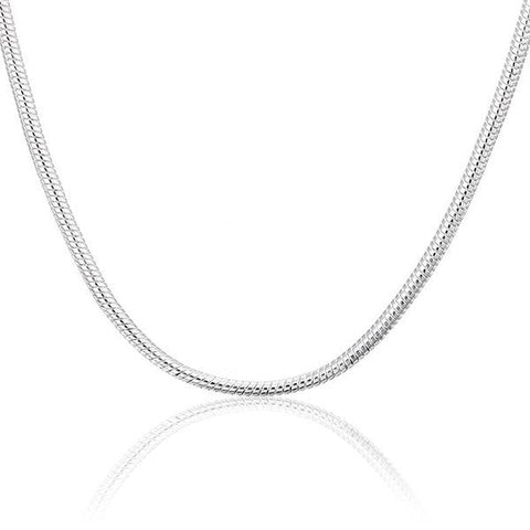 Silver Snake Chain Necklace | Snakes Jewelry & Fashion