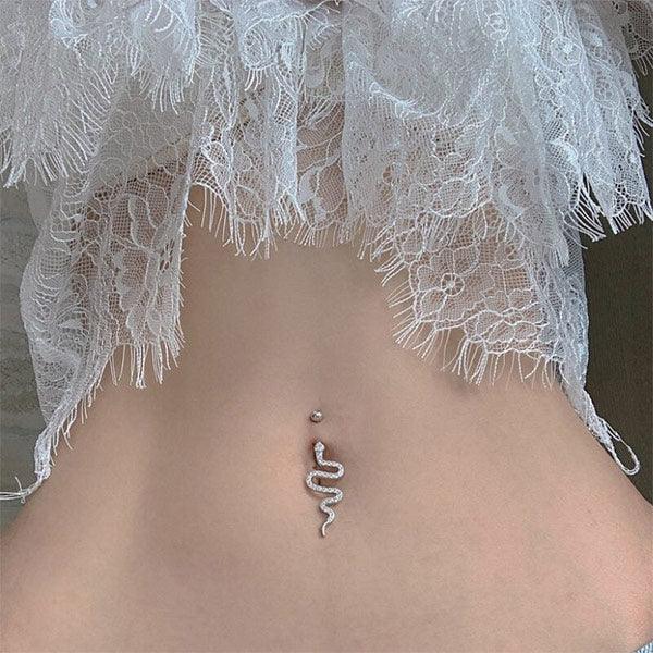 Snake Bite Belly Piercing | Snakes Jewelry & Fashion